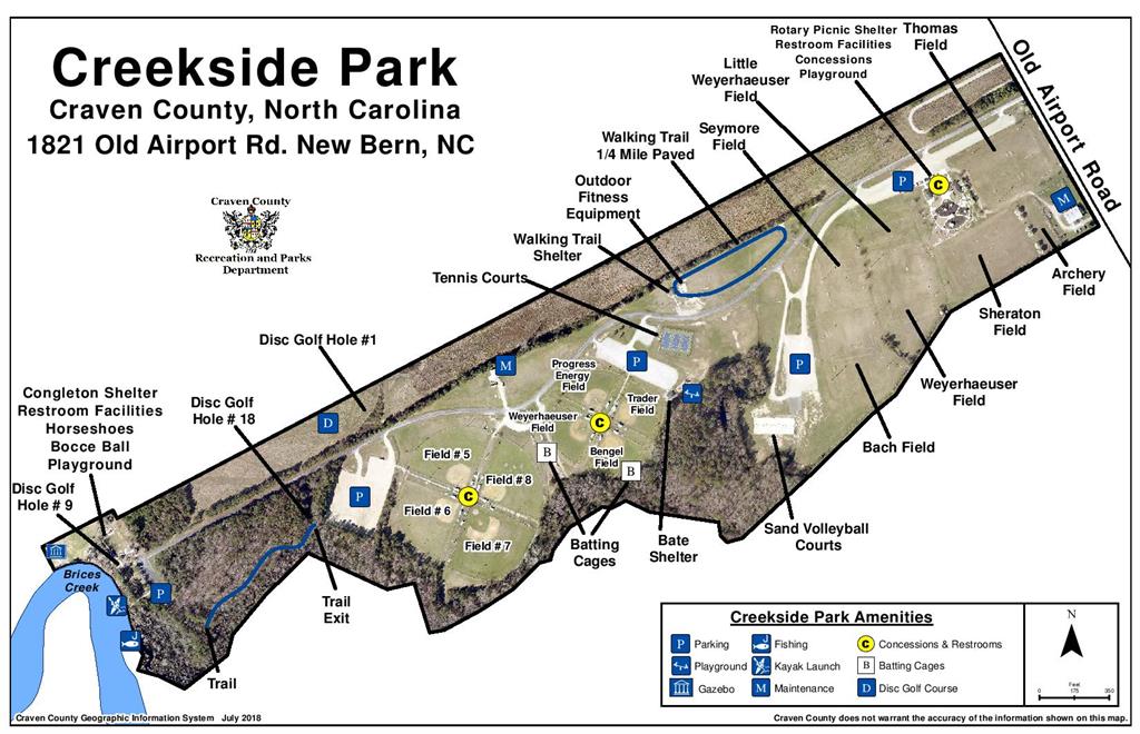 Craven County Recreation & Parks Creekside Park